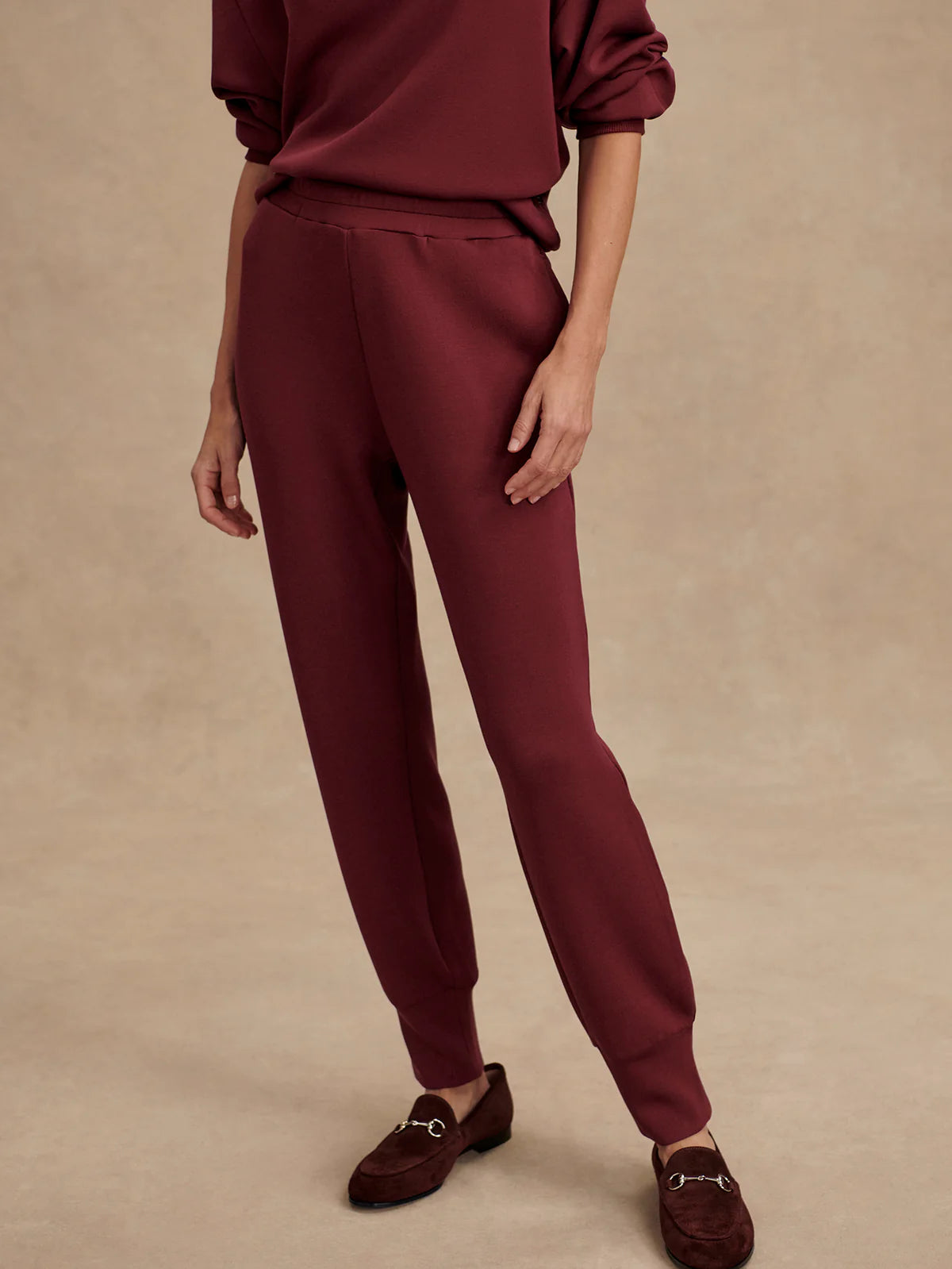 THE SLIM CUFF PANT 25" - NEW MAROON