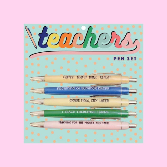 Teachers Pen Set (funny gift, pens, school, pens)