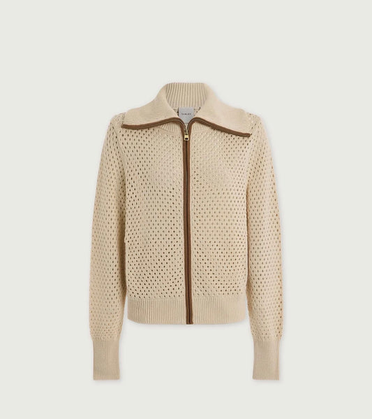 PAULA ZIP THROUGH KNIT JACKET