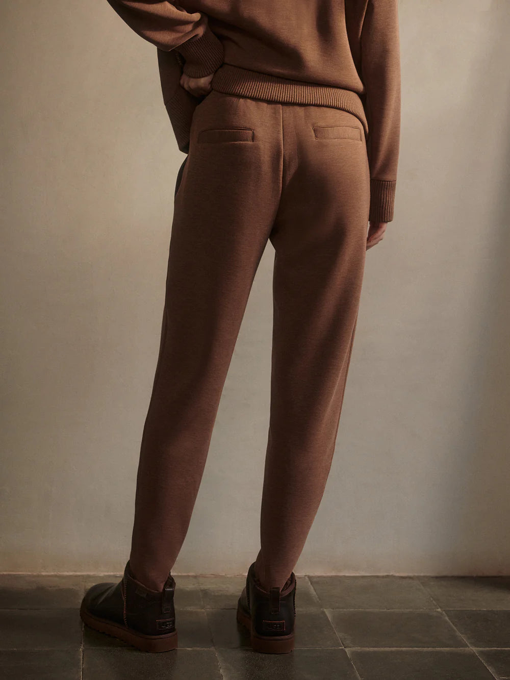 THE SLIM ZIP HEM PANT 26 GOLDEN BRONZE MARL