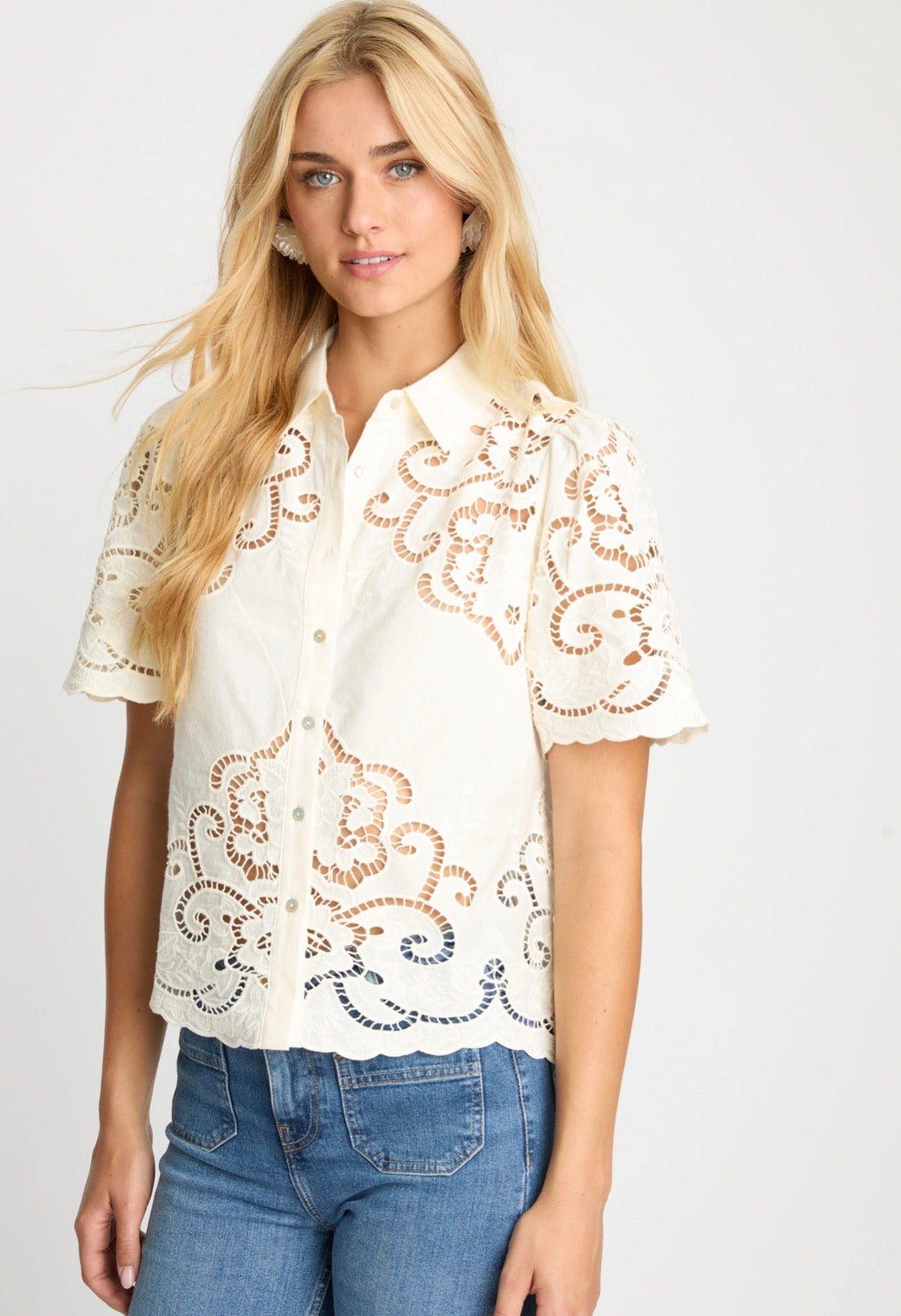 KENZIE TOP - CREAM