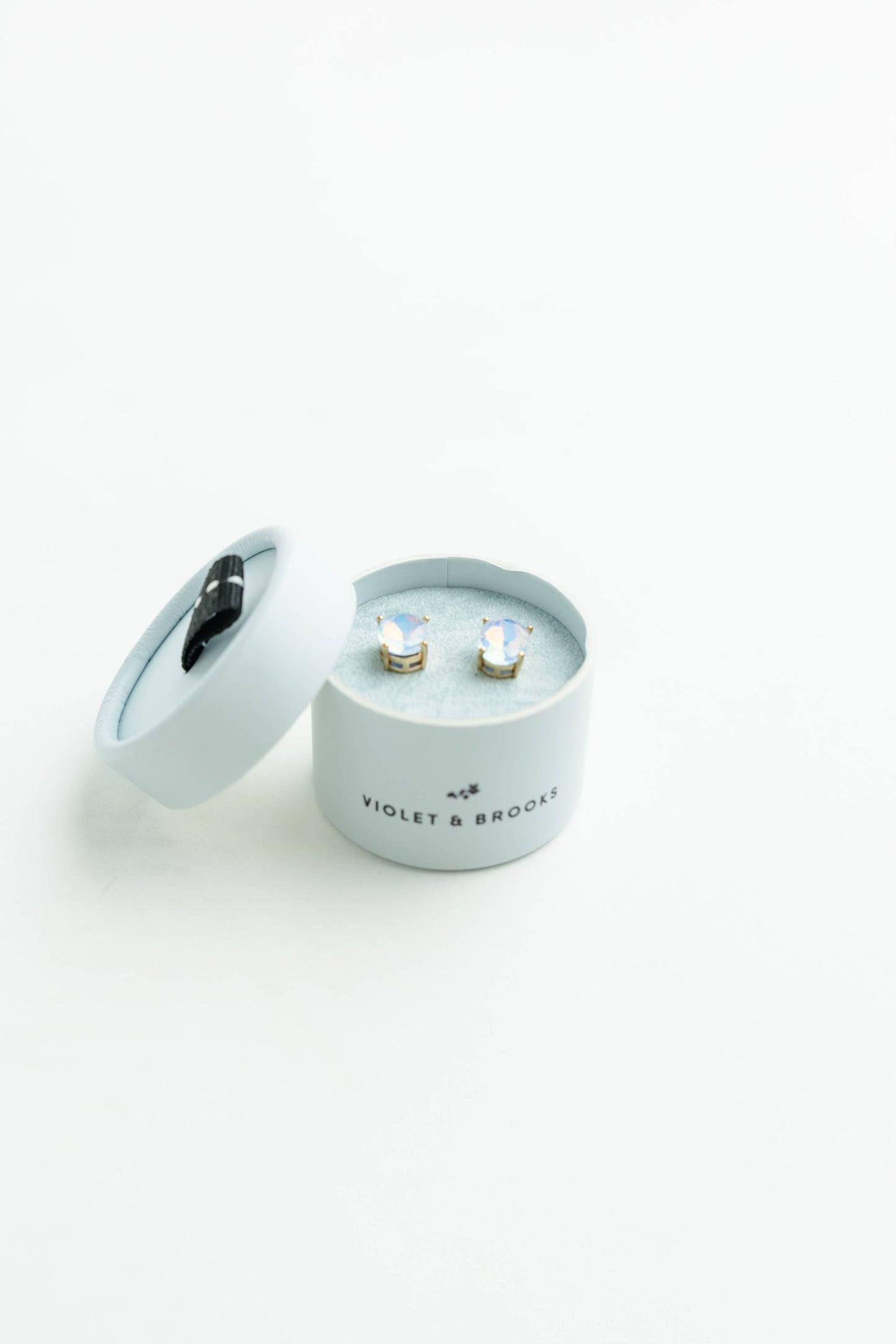 Crystal Powder Boxed Earring