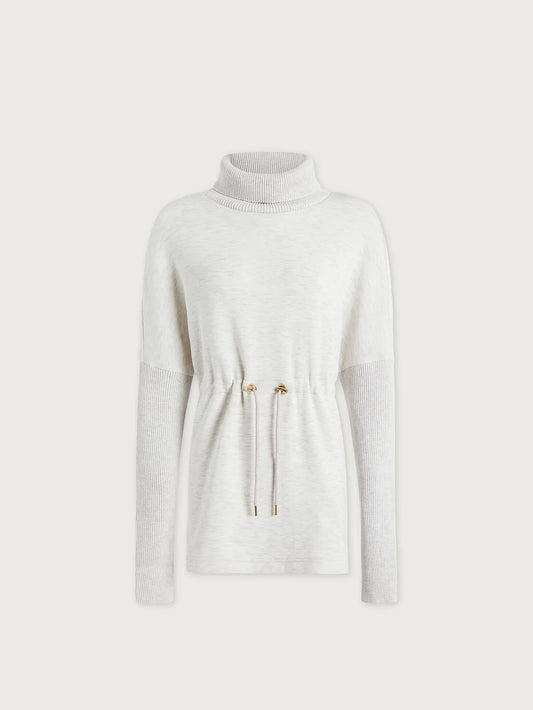 ETHEL CINCH WAIST SWEATSHIRT