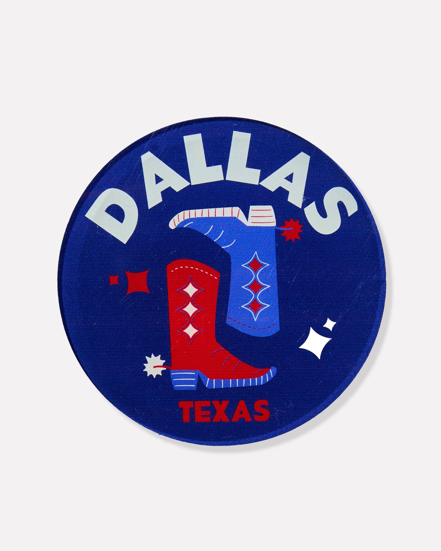Dallas, Texas Acrylic Drink Coaster