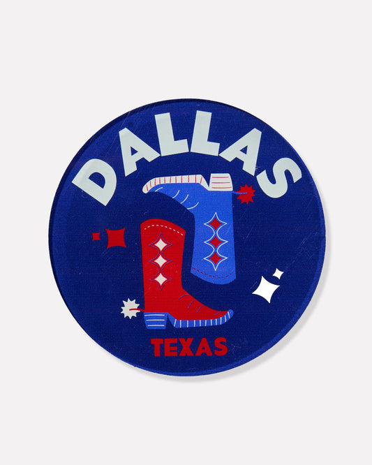 Dallas, Texas Acrylic Drink Coaster