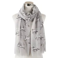HORSES SPRING SCARF