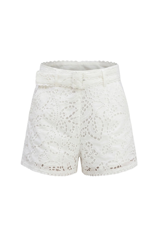 AINSLEY SHORTS - WHITE