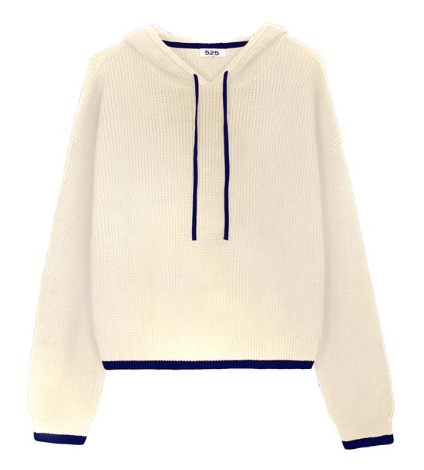 ALLI TIPPED PULLOVER