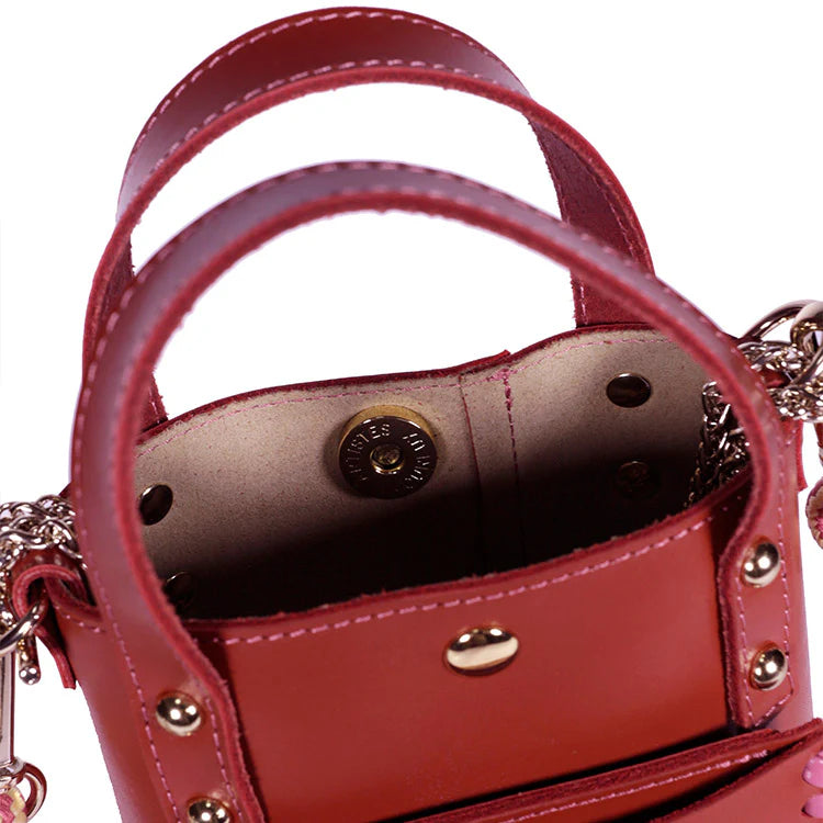 AME LEATHER BAG - TERRA BLUSH