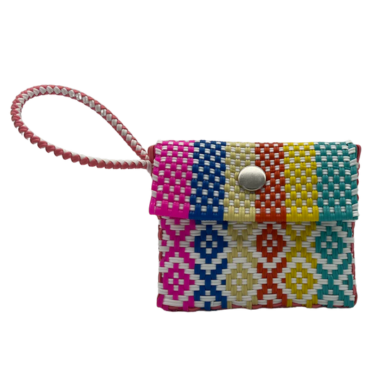 Handwoven Recycled Plastic Wristlet