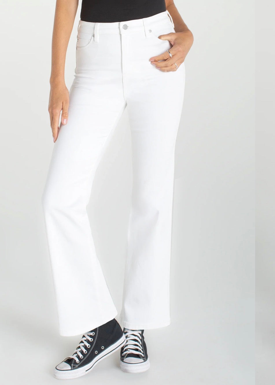 LUCY BOOTCUT DENIM - BRIGHT WHITE