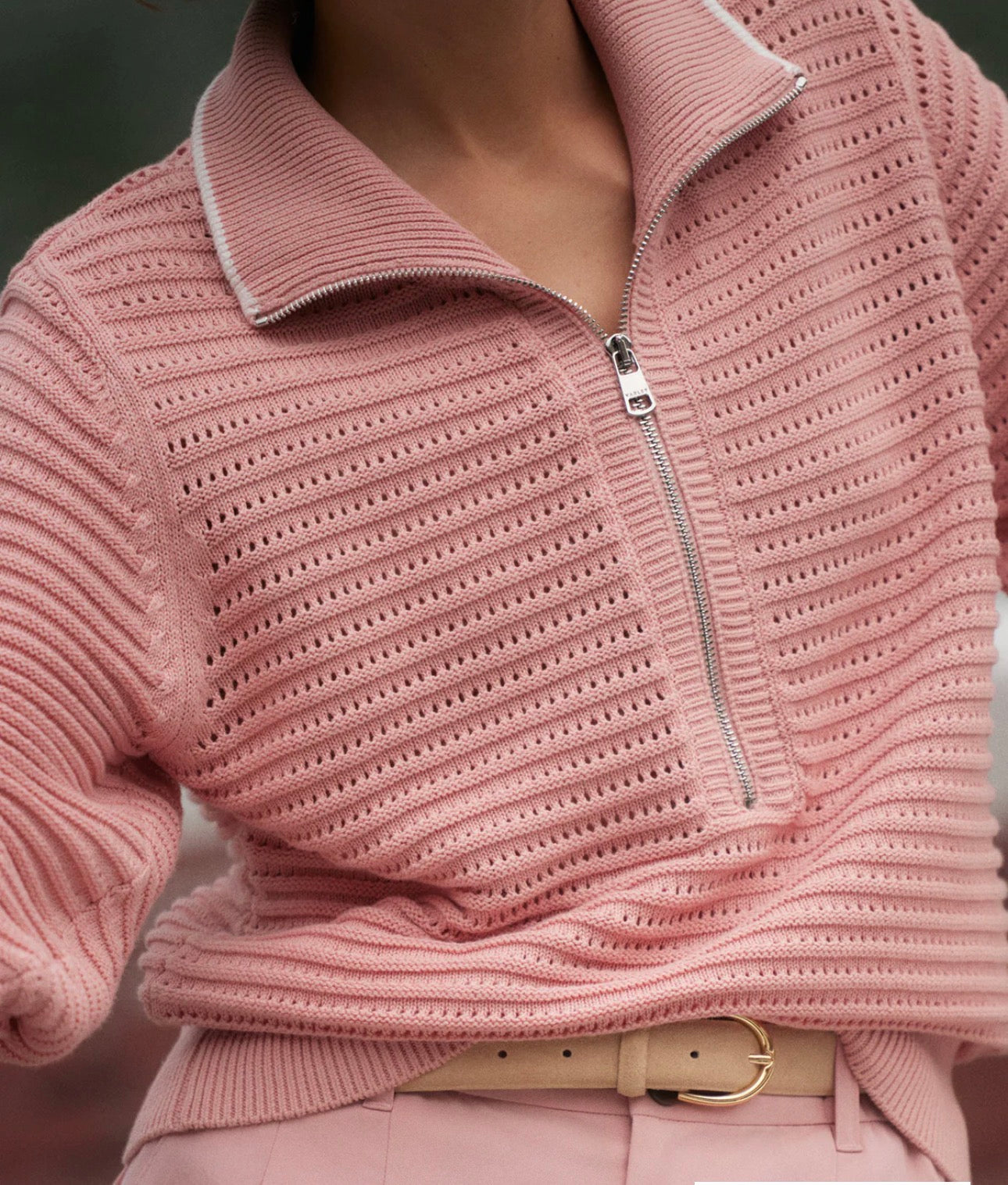 MORWENNA HALF ZIP KNIT