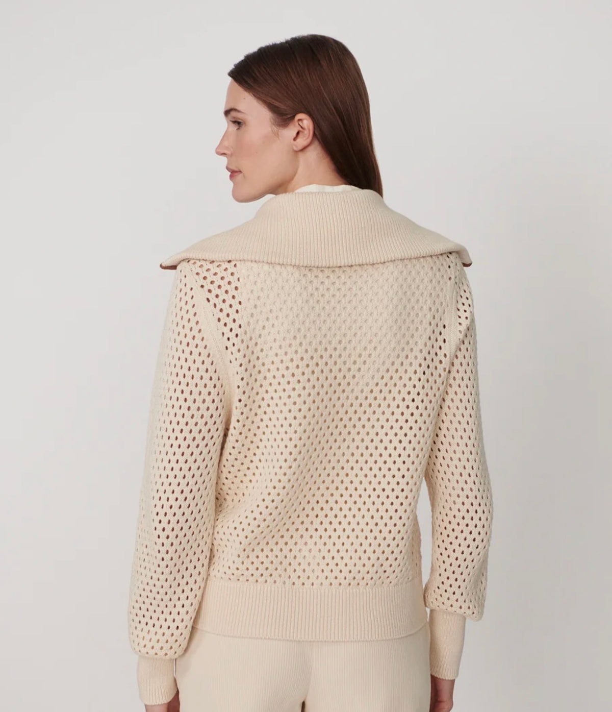 PAULA ZIP THROUGH KNIT JACKET
