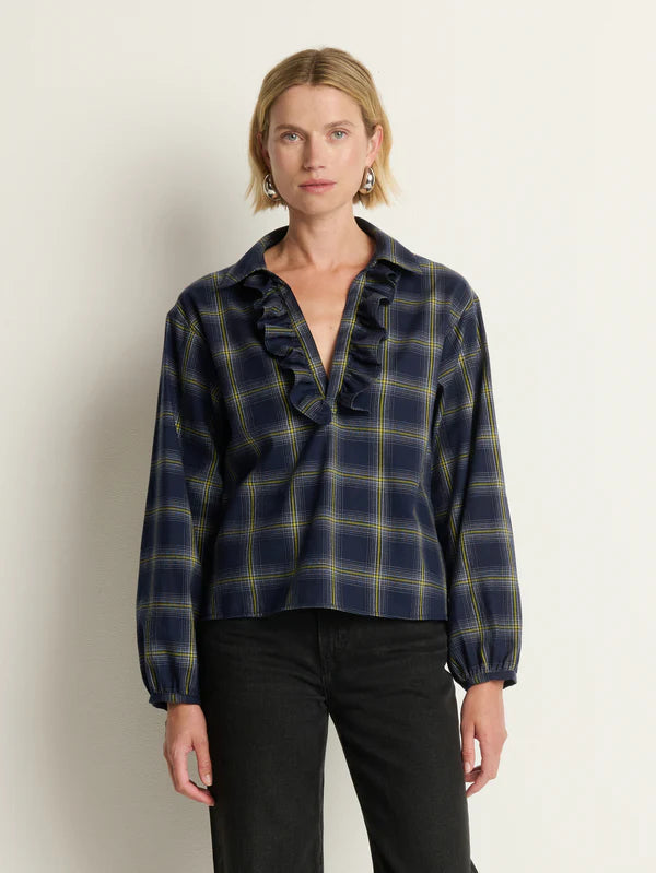 BECKETT BLOUSE - PLAID