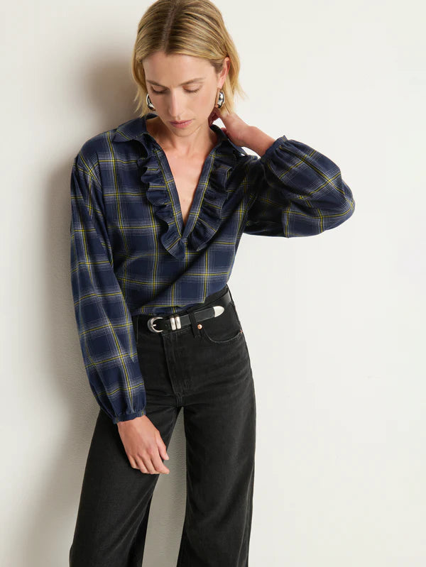 BECKETT BLOUSE - PLAID