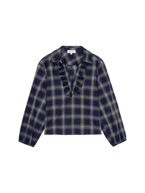 BECKETT BLOUSE - PLAID