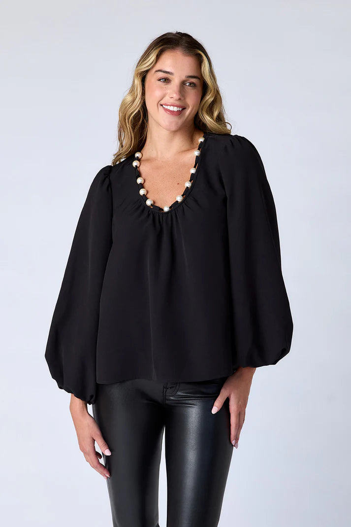 ROWAN BLOUSE - BLACK