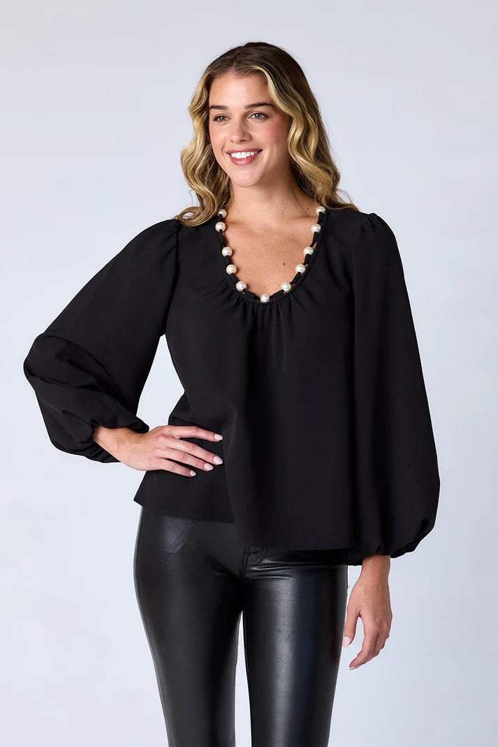 ROWAN BLOUSE - BLACK