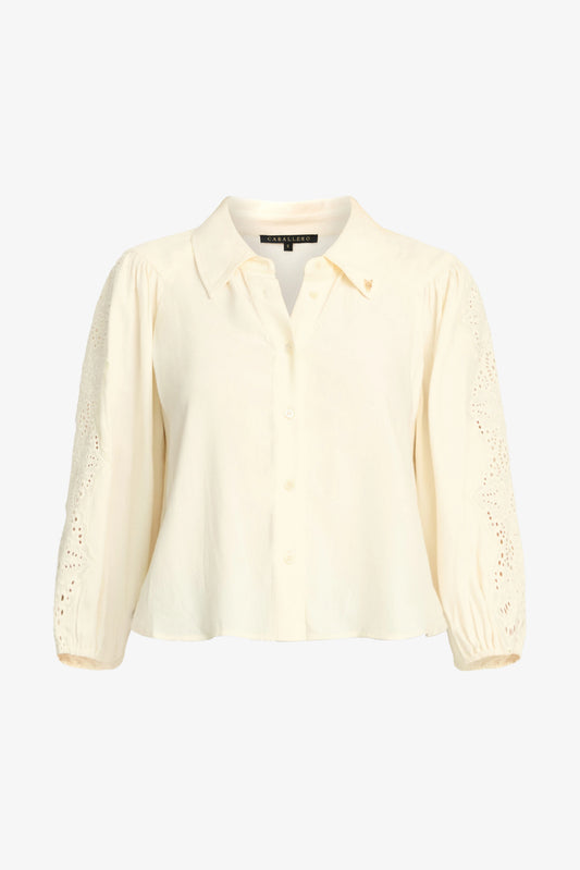 CARRI BLOUSE - IVORY