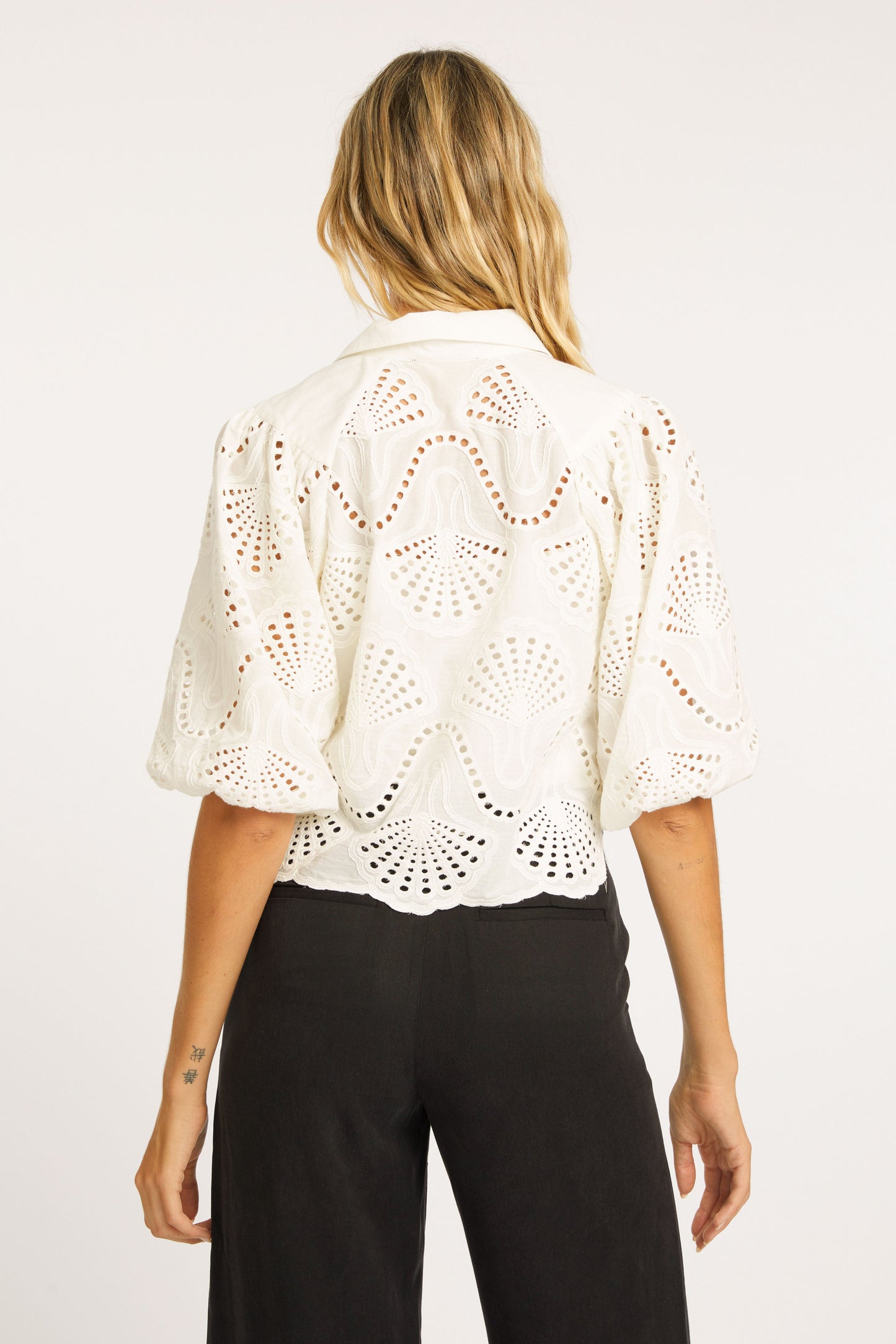 Juliette Ivory Lace Top