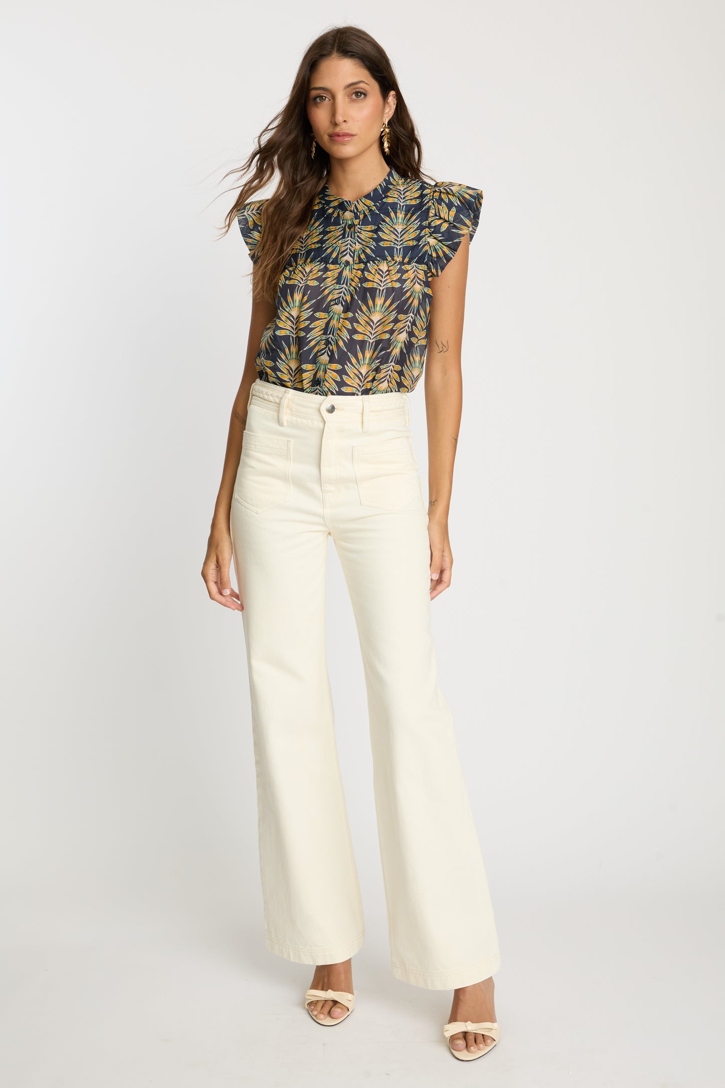 ANTHEA TOP - DECO PLUME