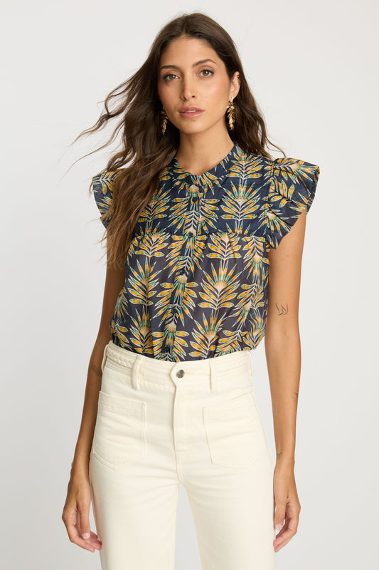 ANTHEA TOP - DECO PLUME