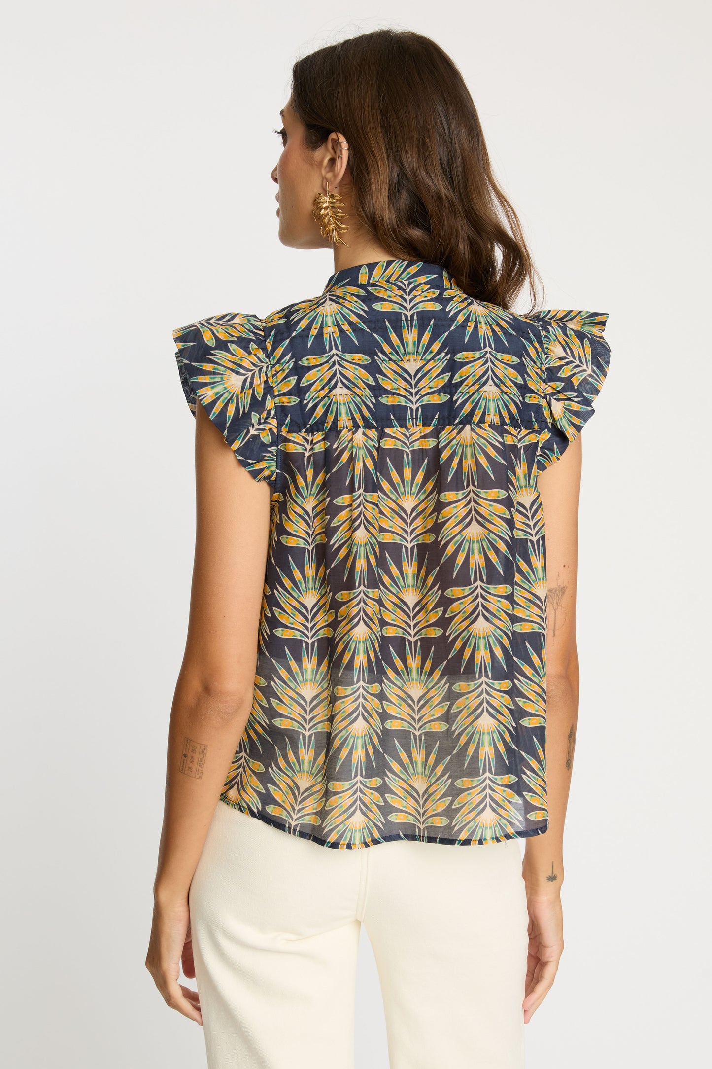 ANTHEA TOP - DECO PLUME