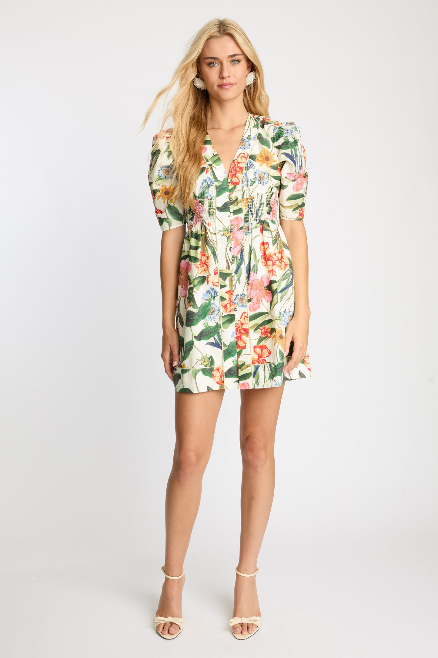LUCINDA DRESS - BUTTERCREAM FLORAL
