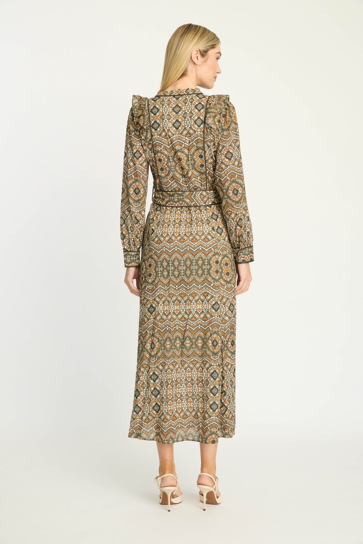 FAYE DRESS- TRIBAL GEO