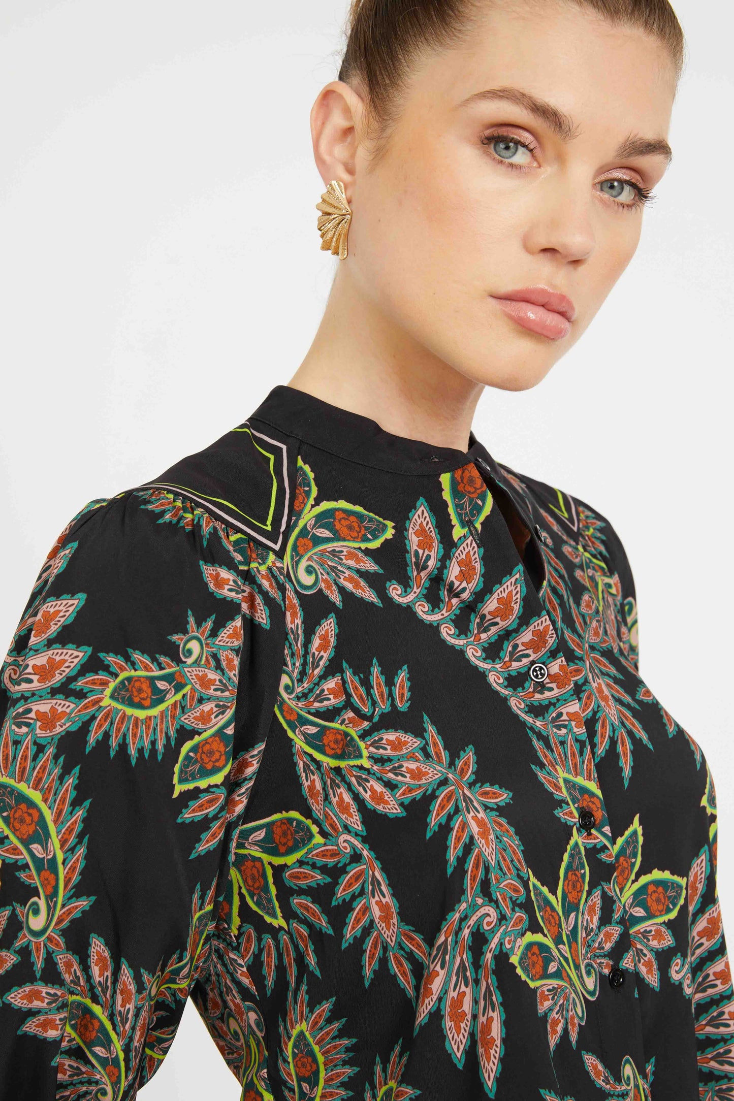 JULIETTE TOP - PAISLEY FOREST