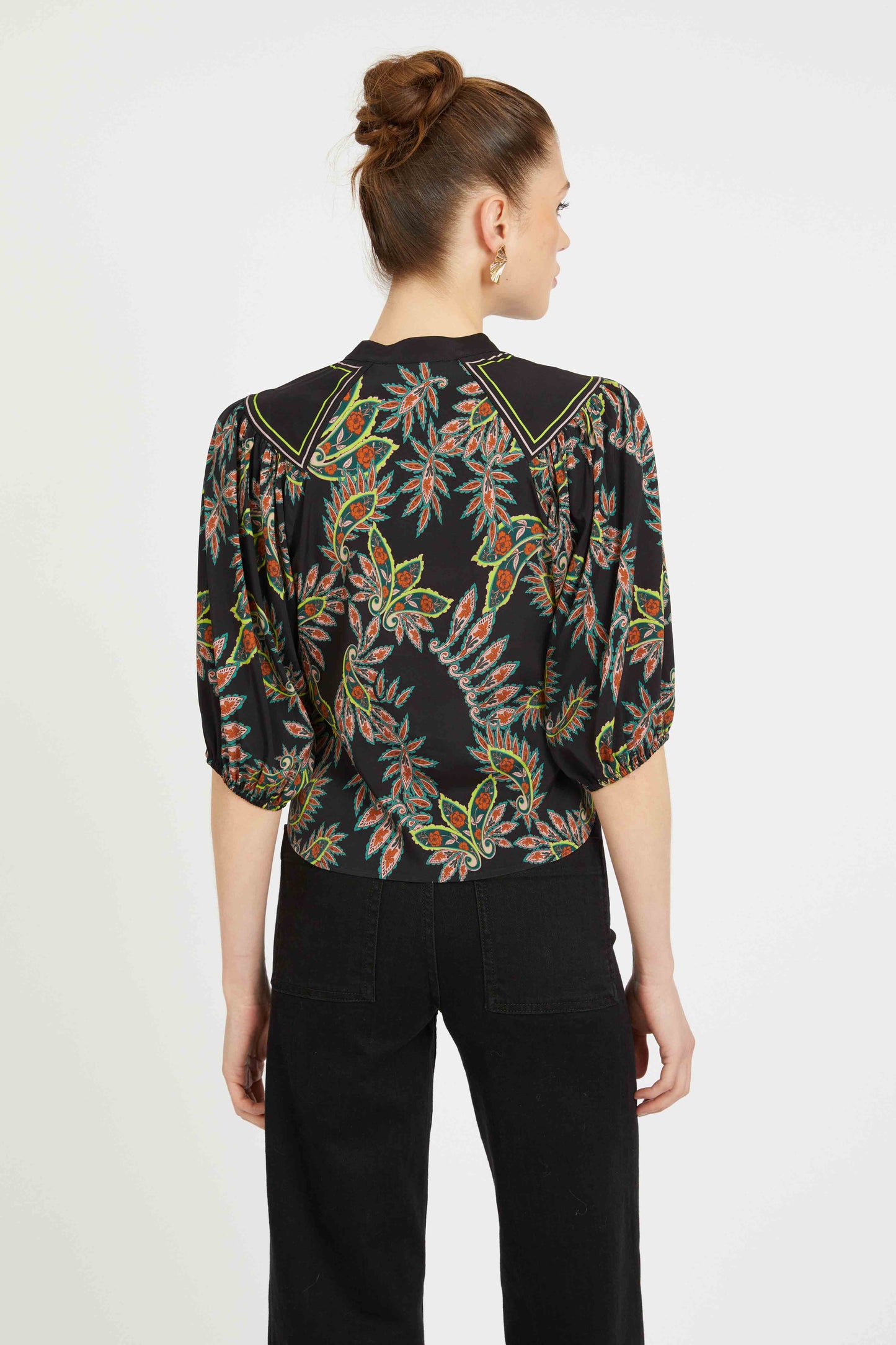 JULIETTE TOP - PAISLEY FOREST