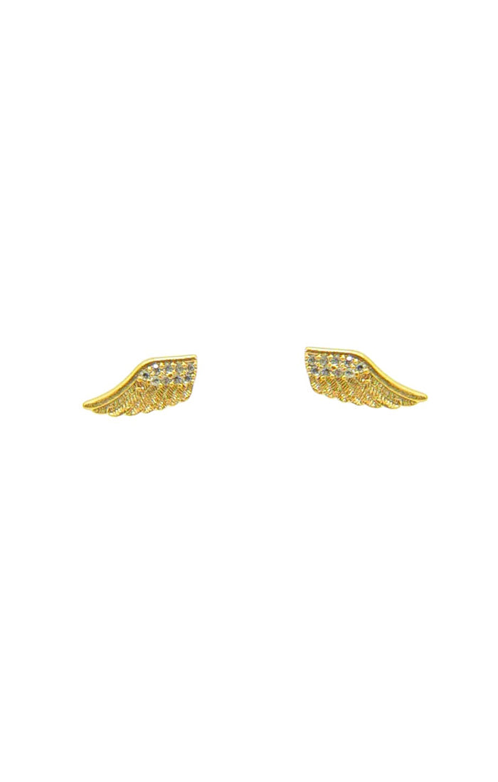 ANGEL WING POST EARRING