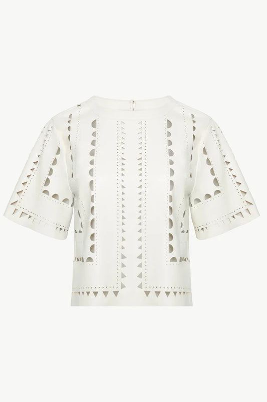 ANISA TOP- WHITE