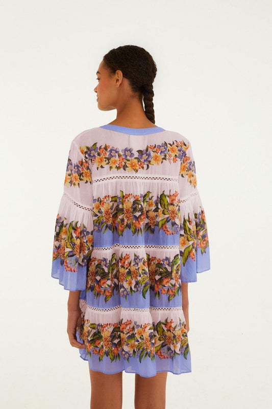 HILO STRIPES BLUSH MINI DRESS