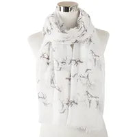 HORSES SPRING SCARF
