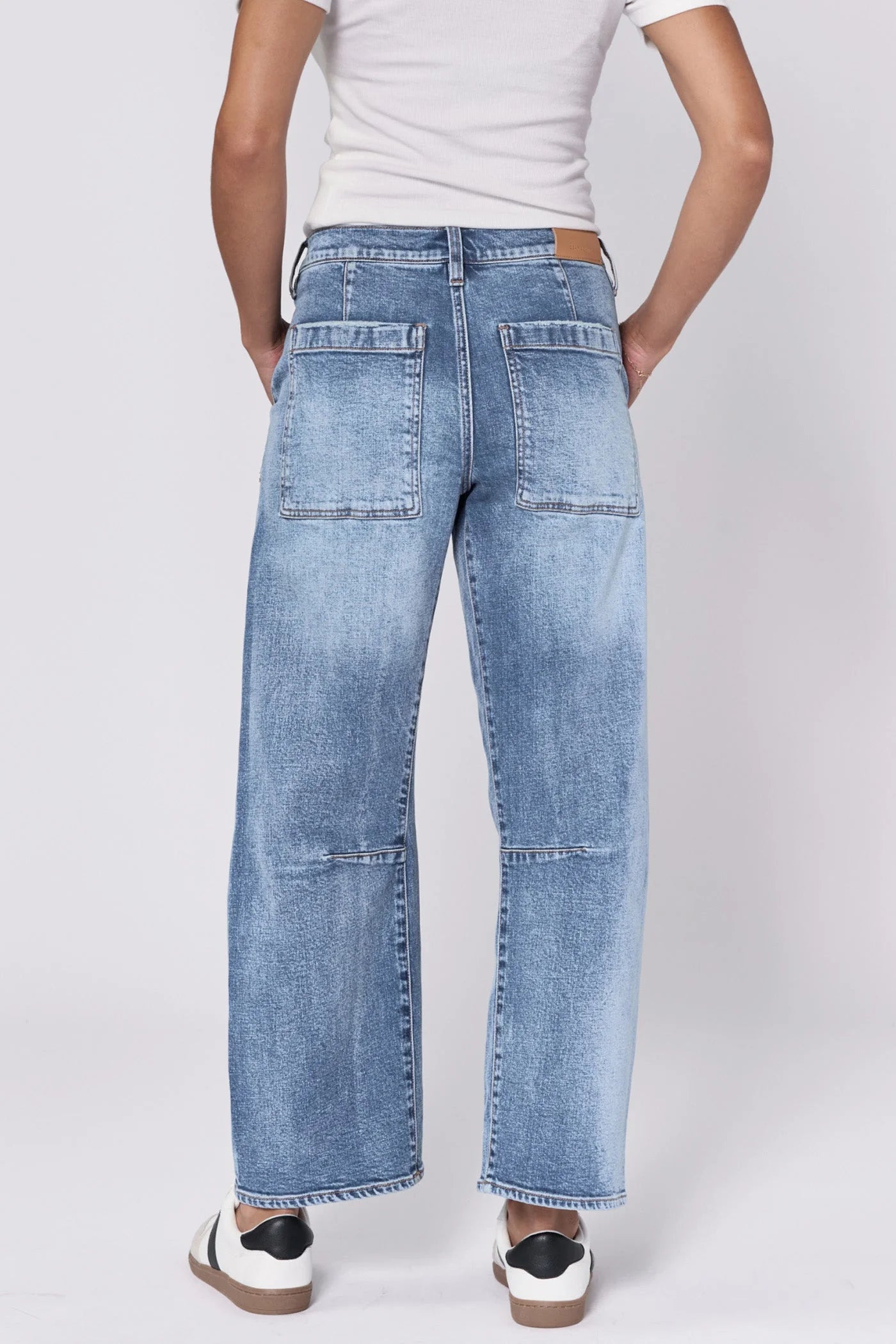 LASSO BARREL JEAN - WESTERN HUE
