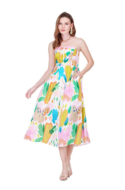 GATHER TUBE DRESS