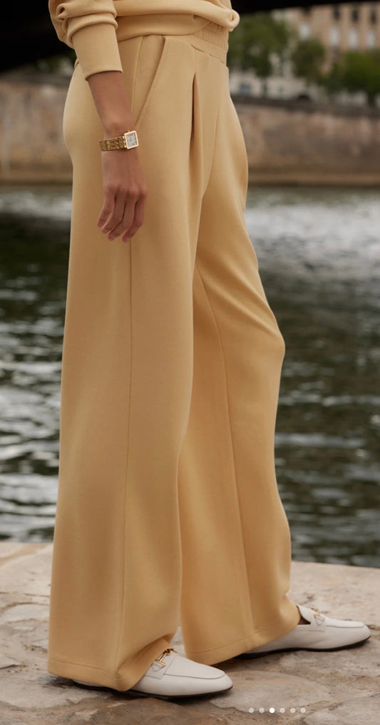 THE EXTRA WIDE LEG PANT- GOLDEN BRONZE