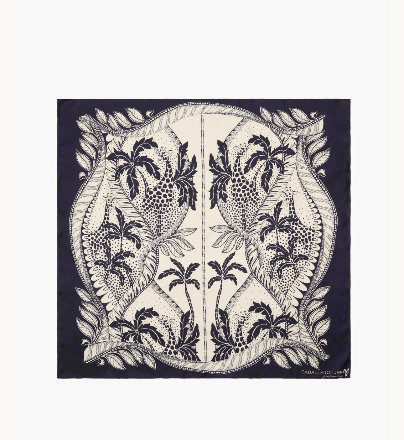 RENEE SCARF-INK ISLAND