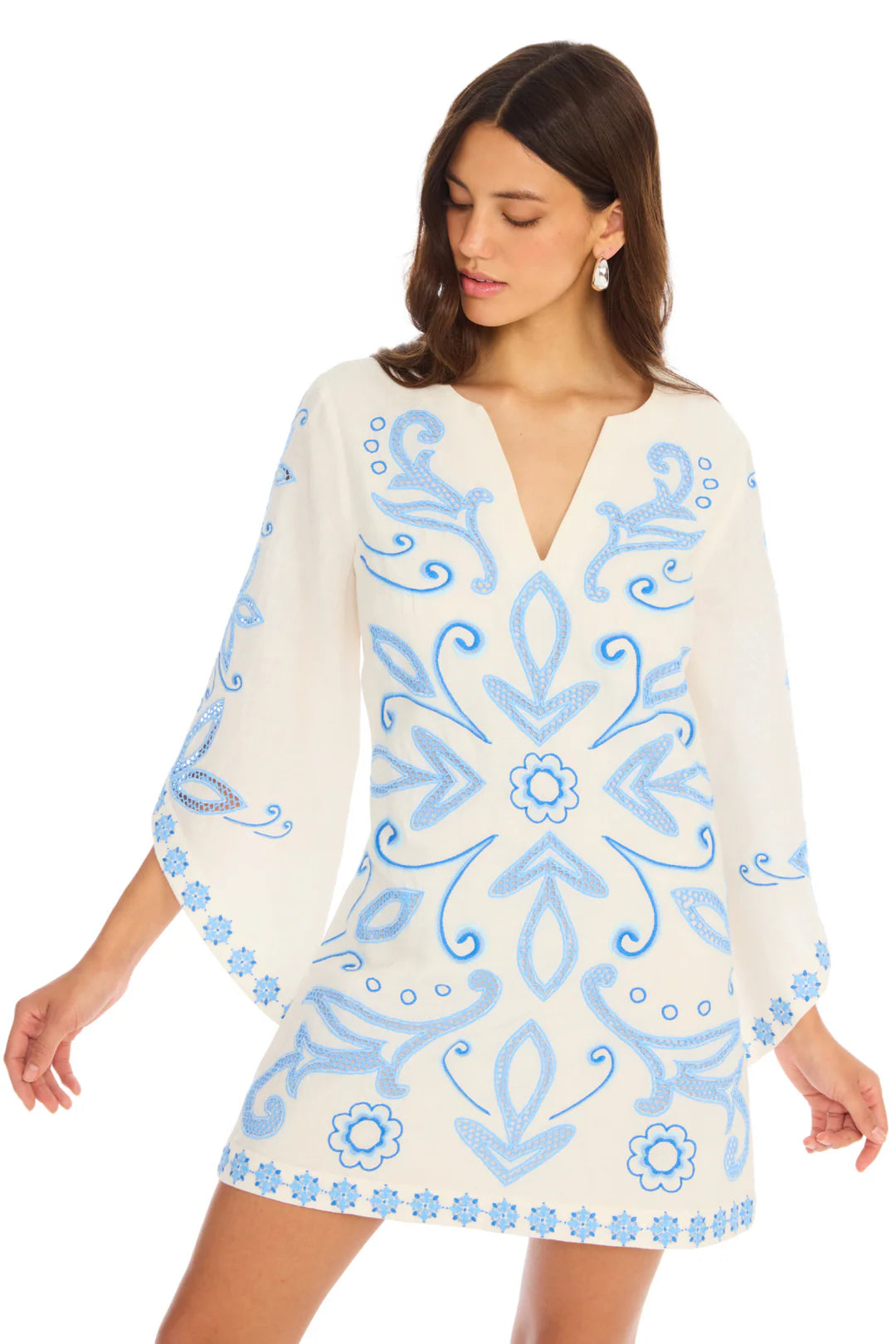 EMBROIDERED ALINA DRESS