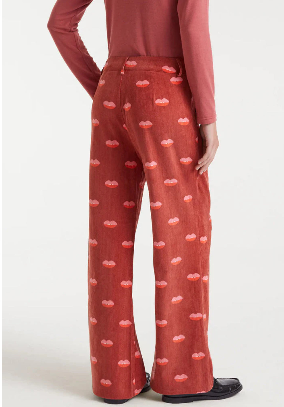 LIPS PRINT CORDUROY