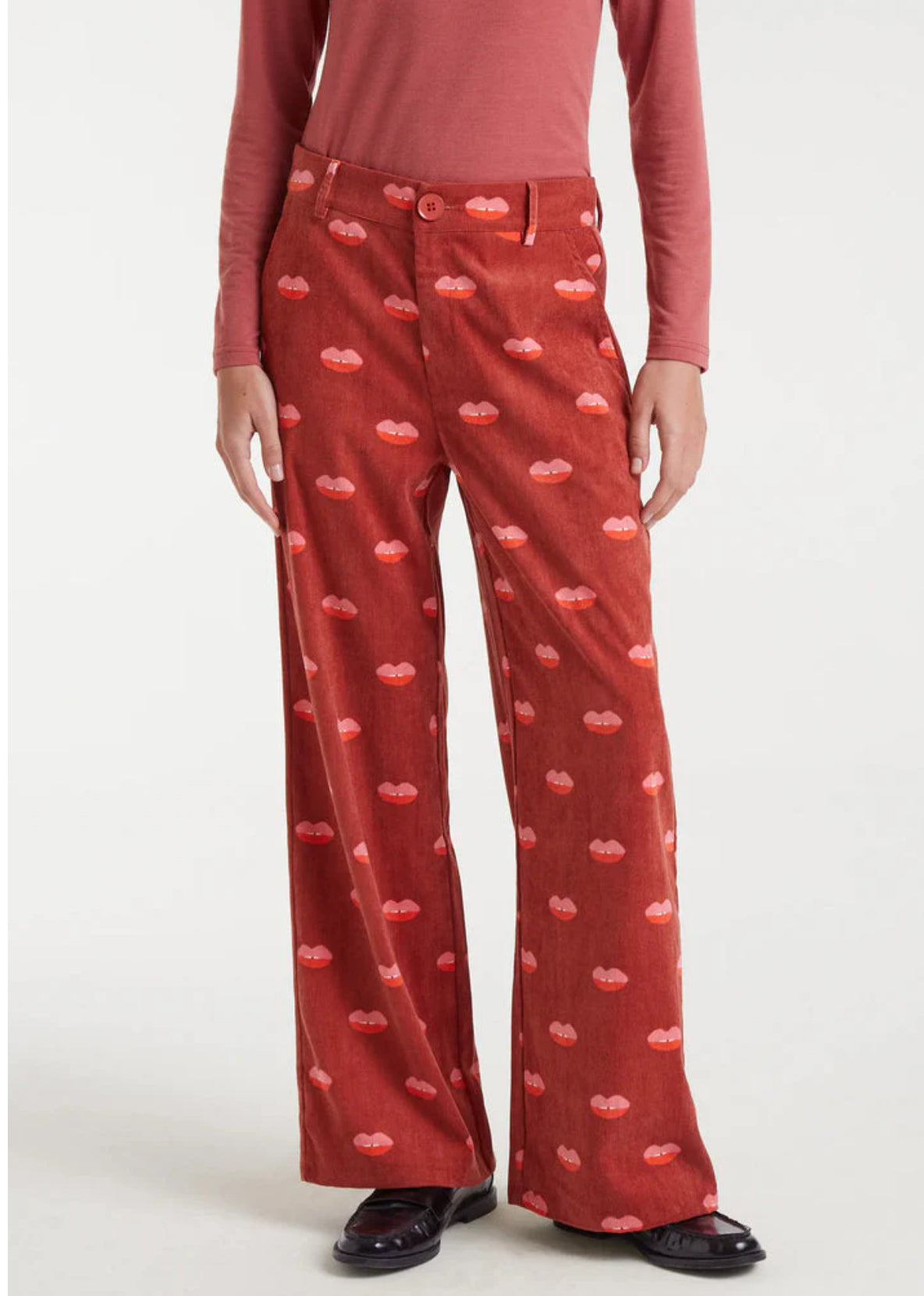LIPS PRINT CORDUROY