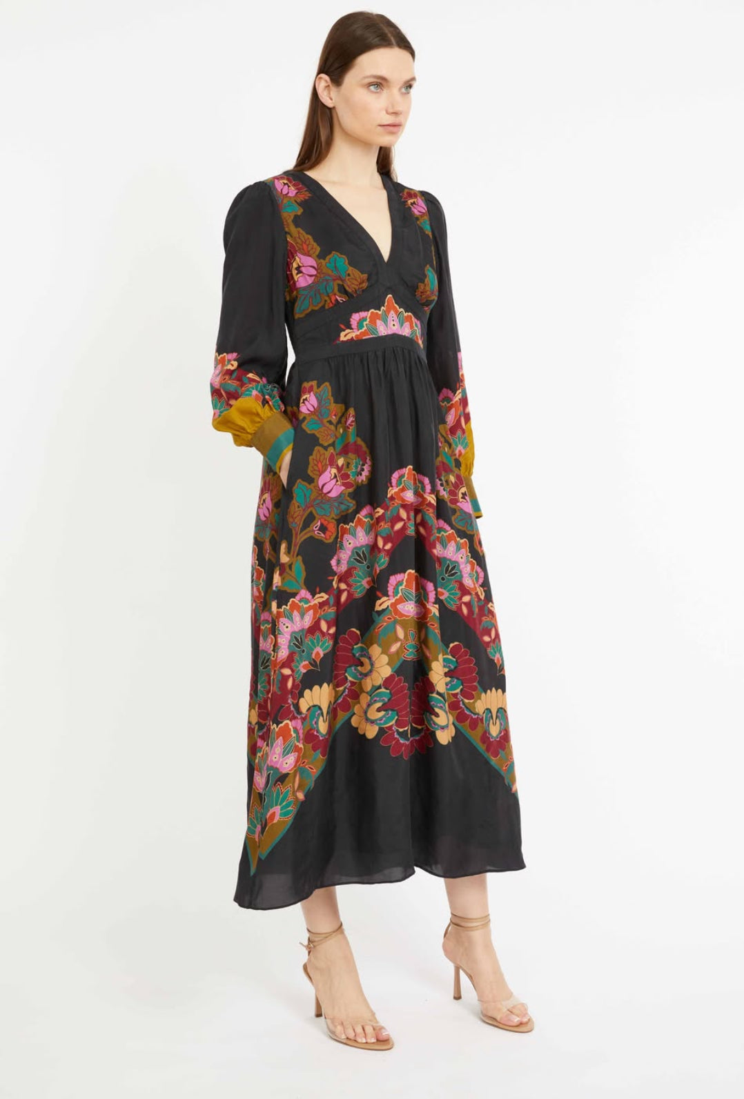 PERLE DRESS - LACQUER BUSH LILY
