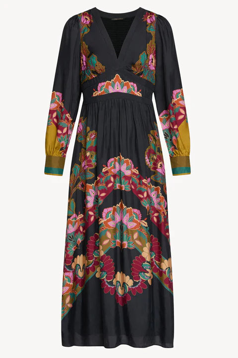 PERLE DRESS - LACQUER BUSH LILY