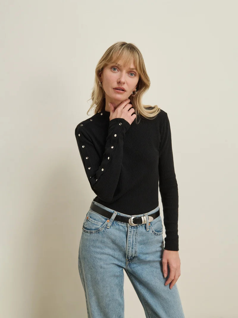 HALEN TOP - BLACK