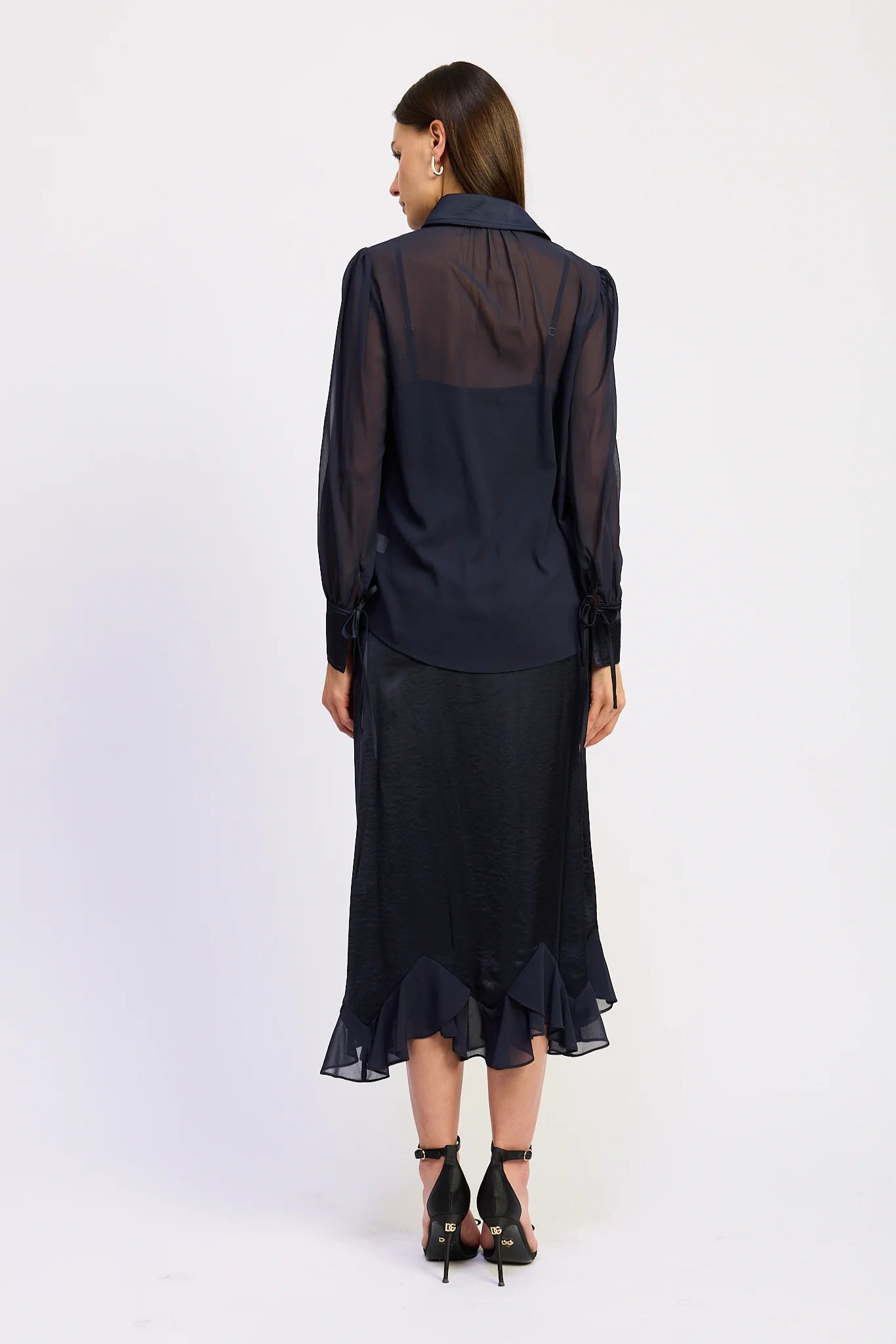 GIA BLOUSE - NAVY