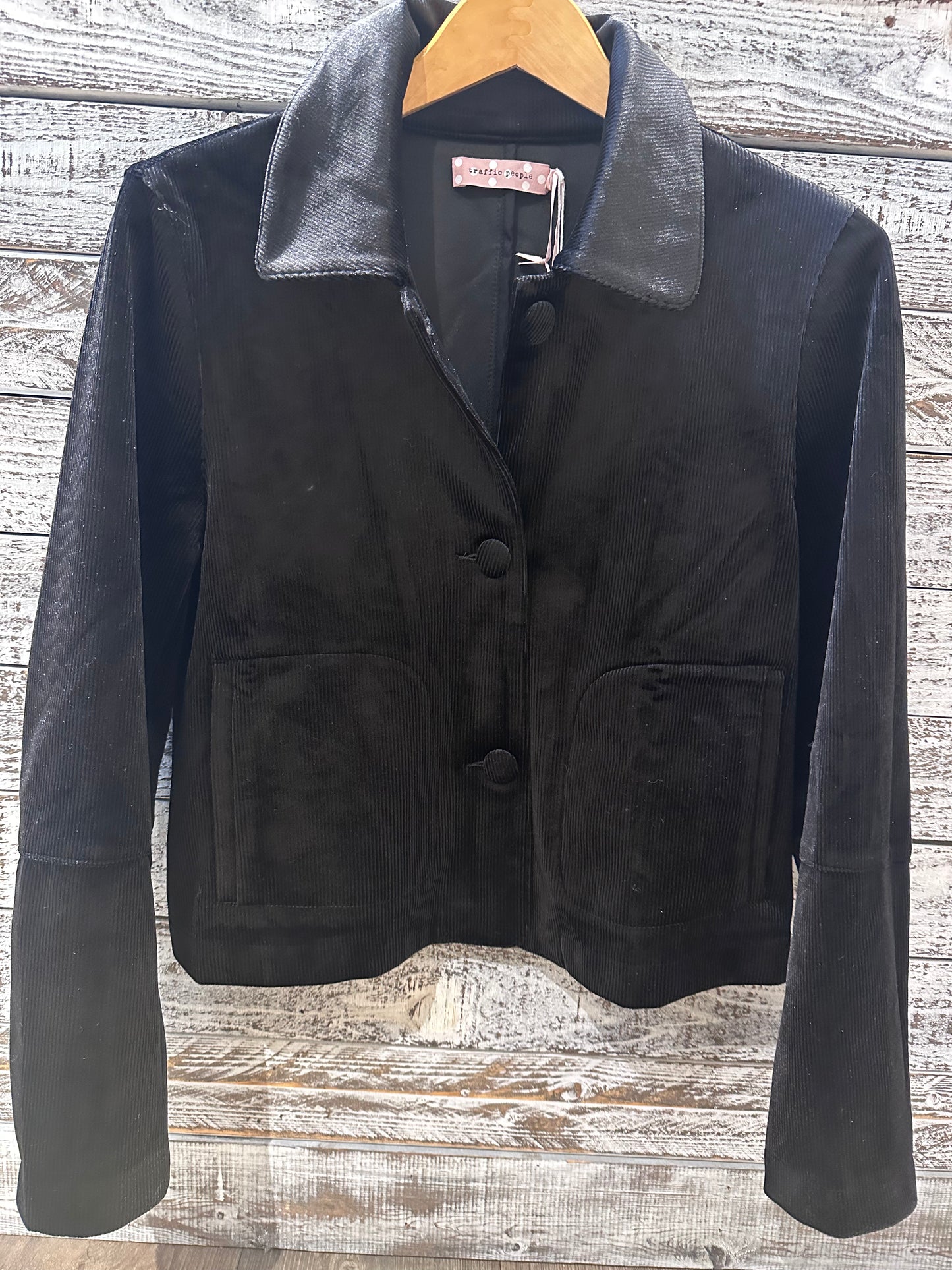DAISY JACKET - BLACK VELVET CORD