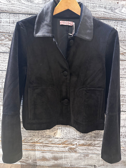 DAISY JACKET - BLACK VELVET CORD