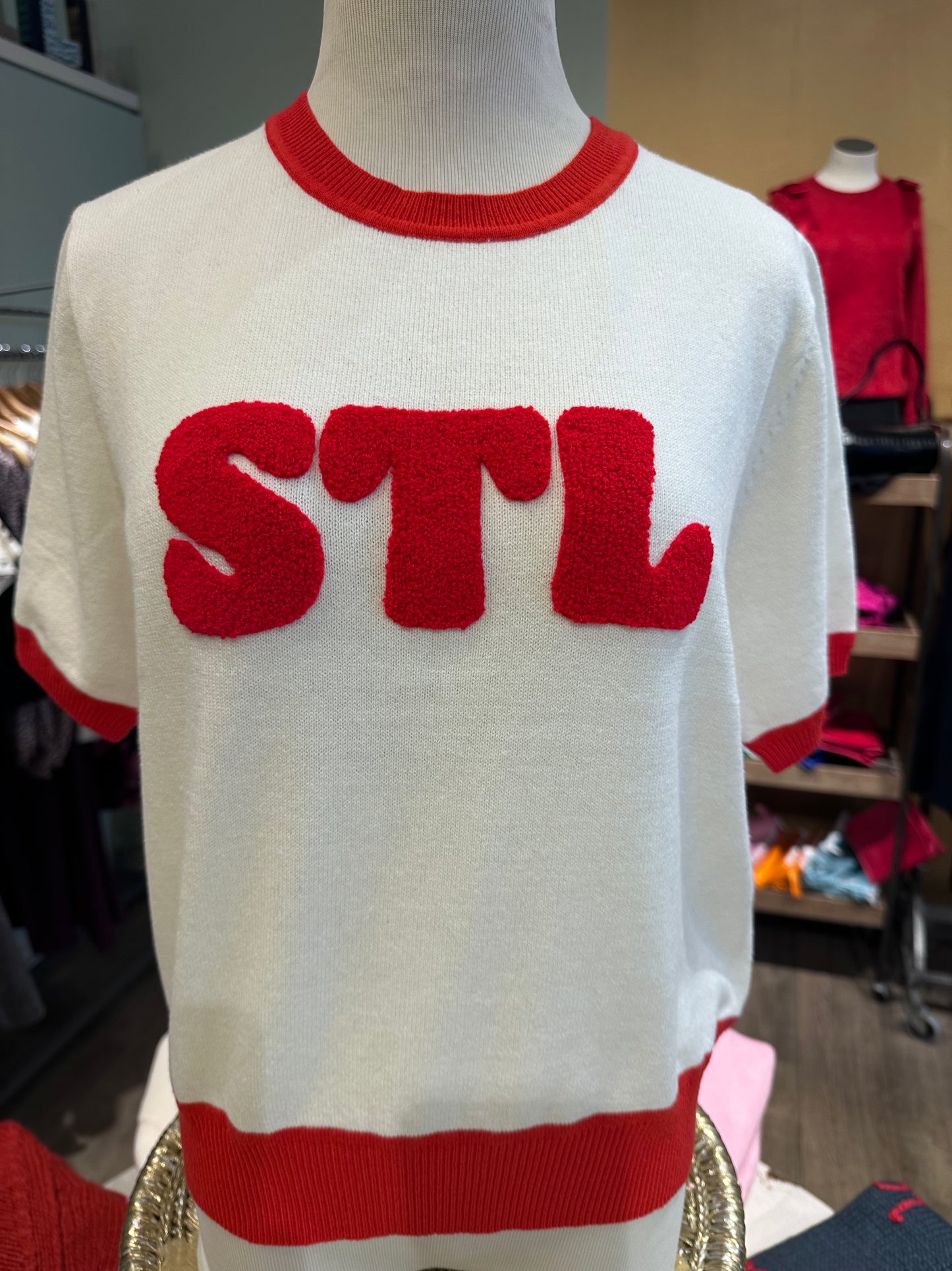 STL SHORT SLEEVE SWEATER