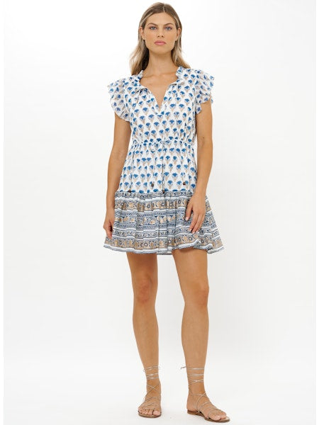 CINCHED FLIRTY SHORT-NAVY